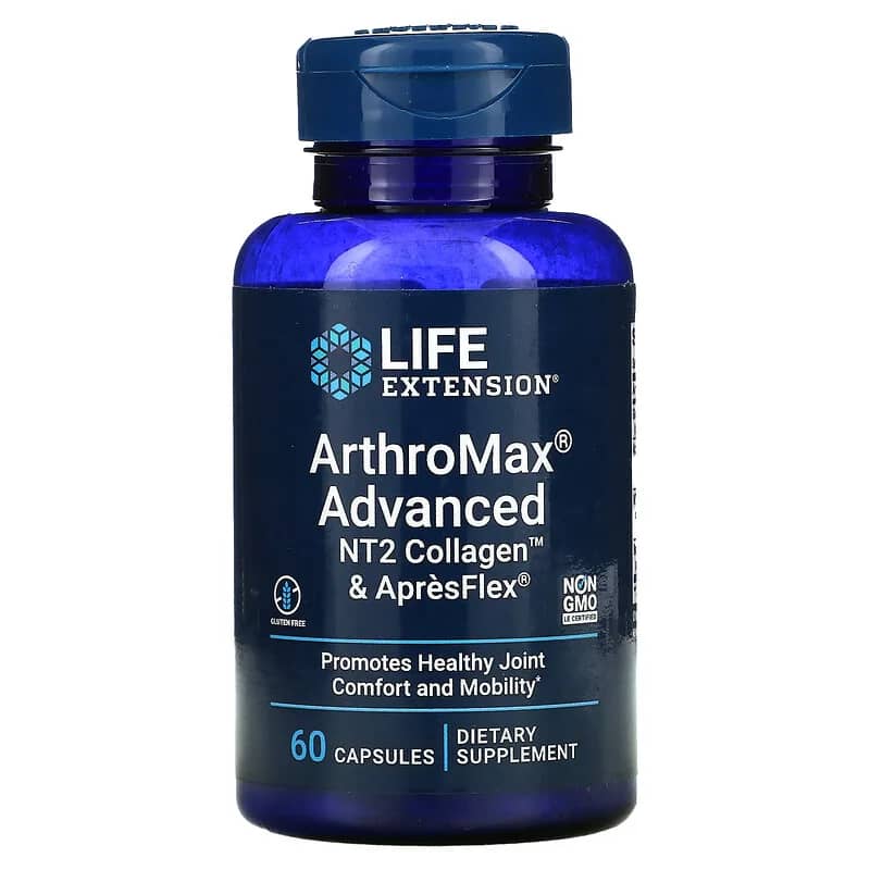 Life Extension ArthroMax Advanced NT2 Collagen and ApresFlex 60 Capsules