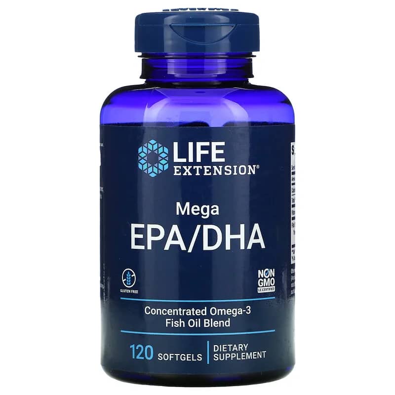 Life Extension Mega EPA-DHA 120 Softgels