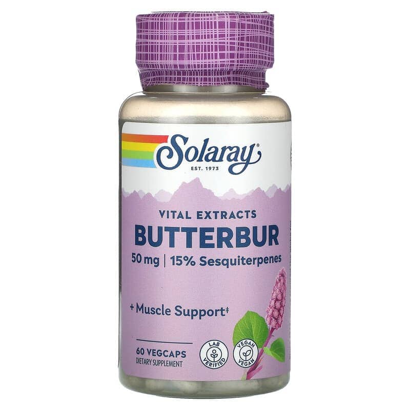 Solaray Butterbur 50 mg 60 VegCaps