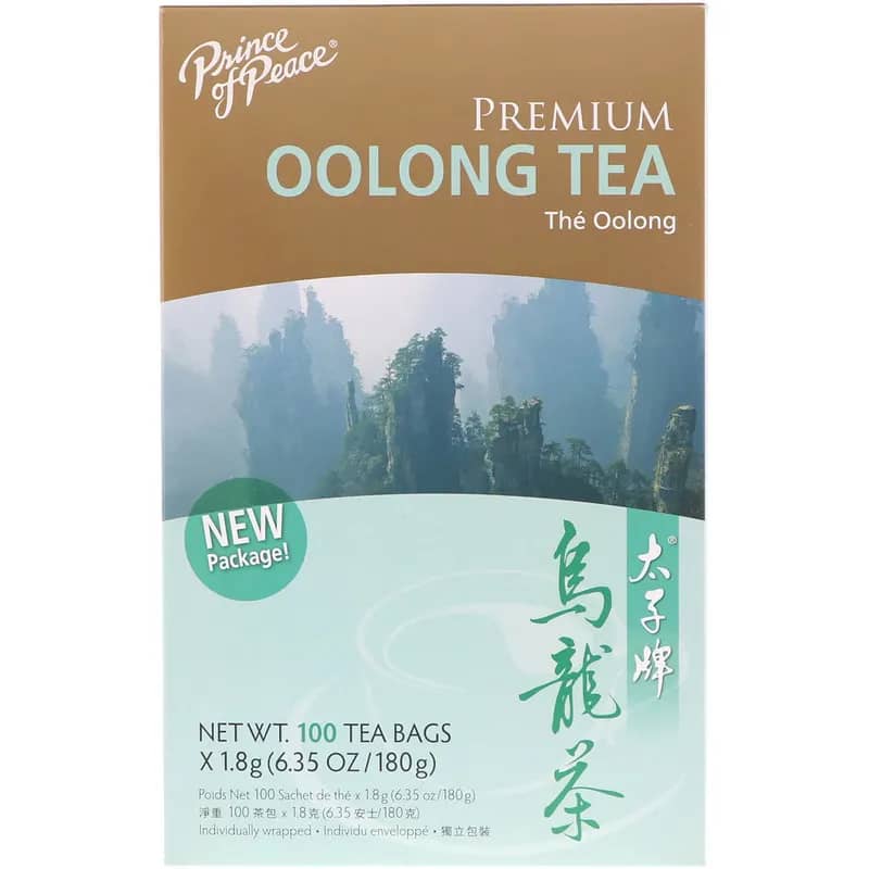 Prince of Peace Premium Oolong Tea 100 Individually Wrapped Tea Bags (1.8 g)