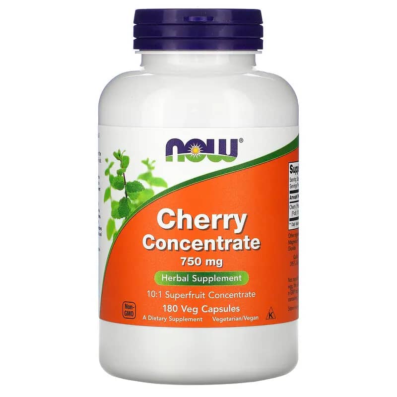 NOW Foods Cherry Concentrate 750 mg 180 Veg Capsules