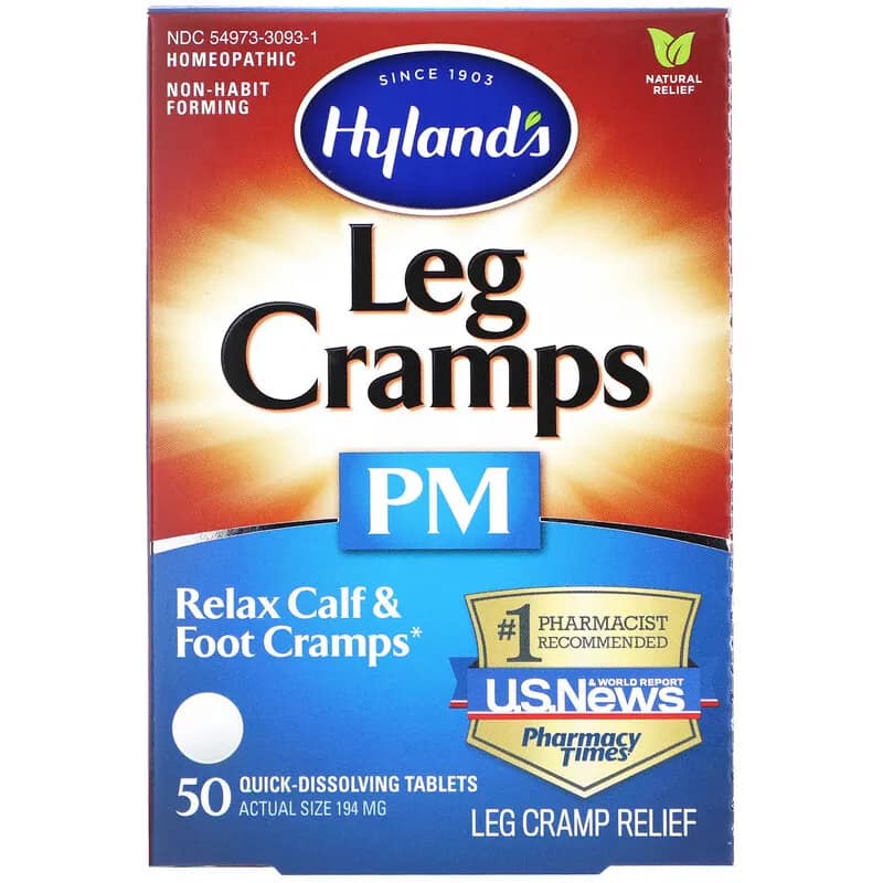 Hylands Leg Cramps PM 50 Quick-Dissolving Tablets