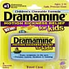 Dramamine Motion Sickness Relief for Kids Grape 8 Chewable Tablets 2Pack