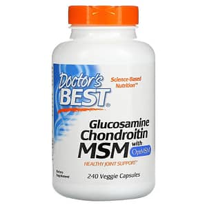 IMAGE FOR Doctors-Best-Glucosamine-Chondroitin-with-OptiMSM-240-Veggie-Cap