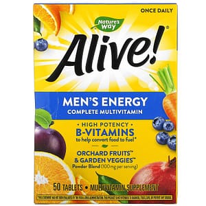 image for Nature's Way Alive! Men's Energy Complete Multivitamin 50 Tablets