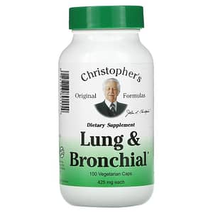 Christophers Original Formulas Lung and Bronchial 425 mg 100 Vegetarian Caps