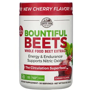 Country Farms Bountiful Beets Whole Food Beet Extract Cherry Flavor 10.6 oz