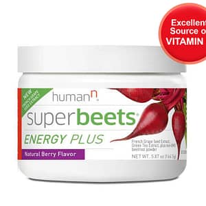 HumanN Super Beets Energy Plus Berry Flavor 6oz