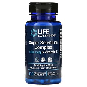image for Life Extension Super Selenium Complex & Vitamin E 200 mcg 100 Vegetarian Capsules