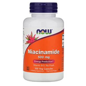 Now Foods Niacinamide 500 mg 100 Veg Capsules