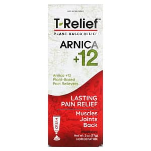 MediNatura T-Relief Arnica +12 Plant-Based Relief Cream 2 oz
