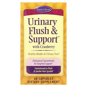 Natures Secret Urinary Flush and Support with Cranberry 60 Capsules