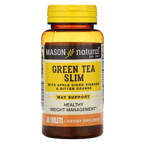 Mason Natural Green Tea Slim with Apple Cider Vinegar & Bitter Orange 60 Tablets