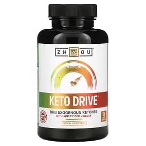 Zhou Nutrition Keto Drive With Apple Cider Vinegar 60 Veggie Capsules