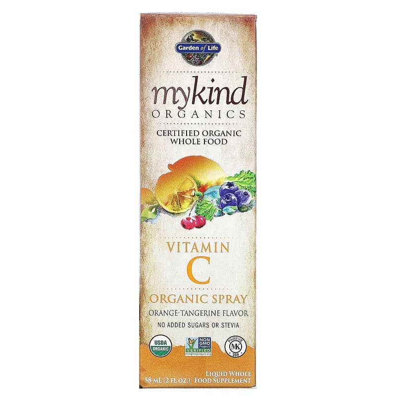 Garden of Life MyKind Organics Vitamin C Organic Spray 2 fl oz
